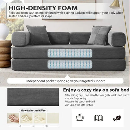 Folding Convertible Sofa Bed - DailyBasicNeeds.com