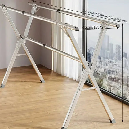 Folding Metal Drying Rack - DailyBasicNeeds.com