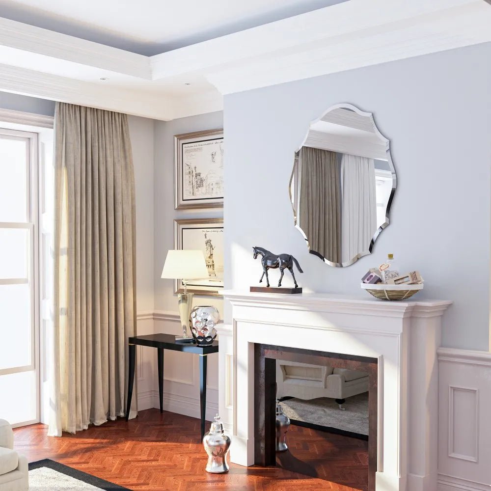 Frameless Wall Mirror - DailyBasicNeeds.com