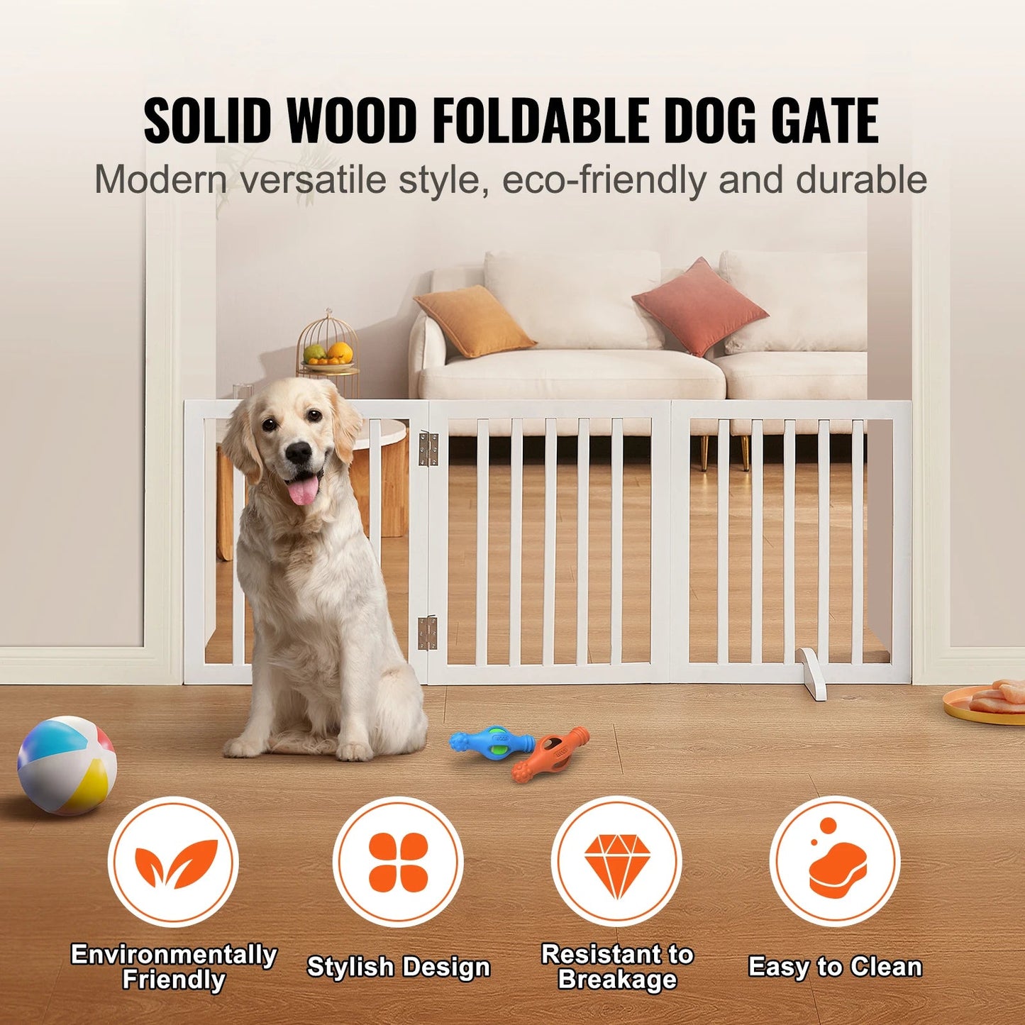 Free Standing Dog Gate - DailyBasicNeeds.com