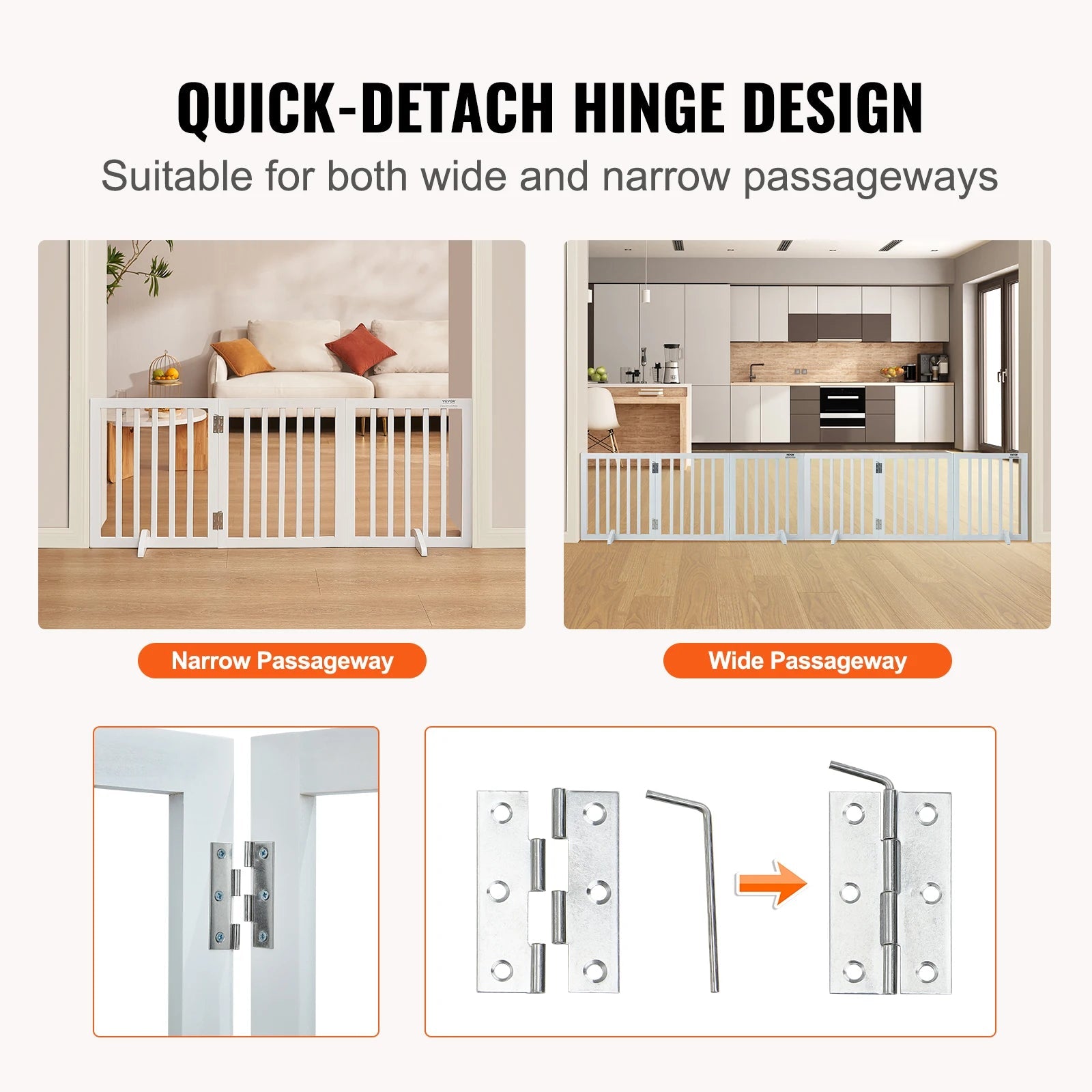 Free Standing Dog Gate - DailyBasicNeeds.com