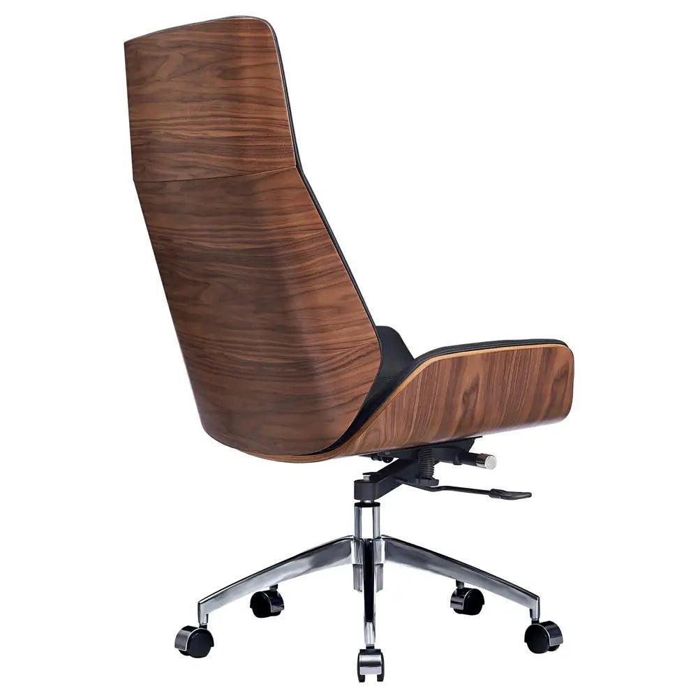 Genuine Leather Office Chair - DailyBasicNeeds.com