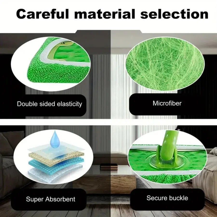 Green Cloth Mop - DailyBasicNeeds.com