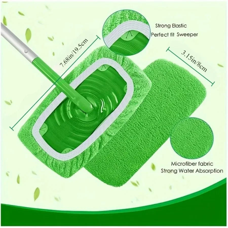Green Cloth Mop - DailyBasicNeeds.com