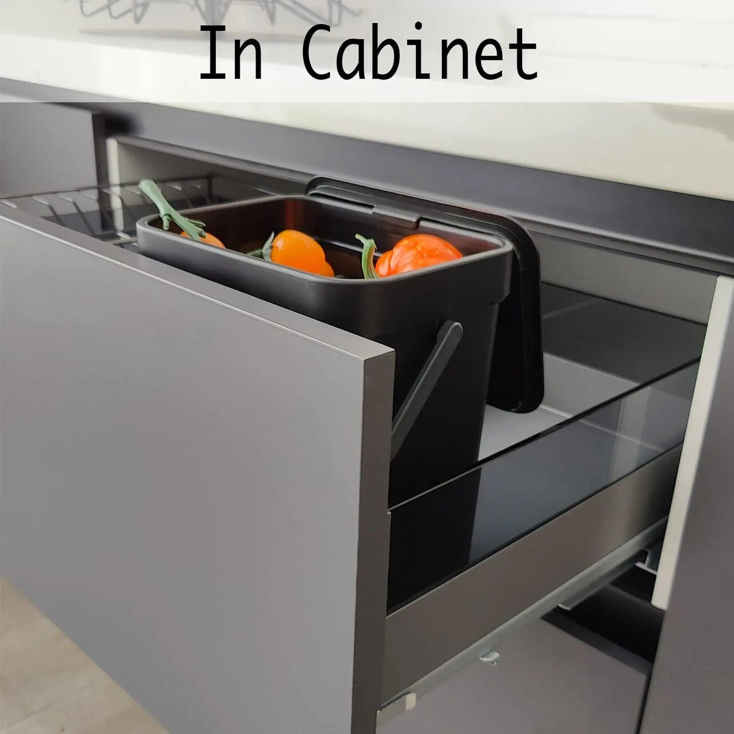 Hanging Trash Can Under Sink - DailyBasicNeeds.com