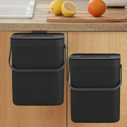 Hanging Trash Can Under Sink - DailyBasicNeeds.com