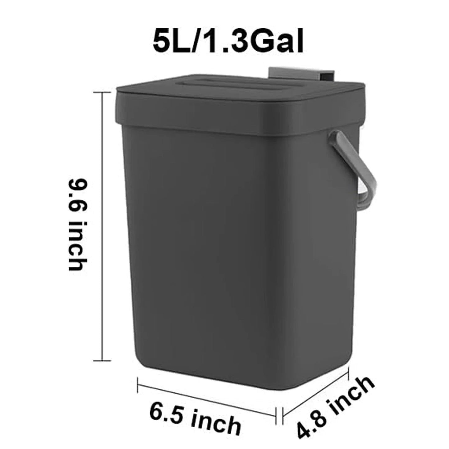Hanging Trash Can Under Sink - DailyBasicNeeds.com