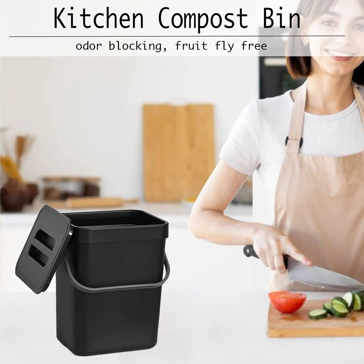 Hanging Trash Can Under Sink - DailyBasicNeeds.com