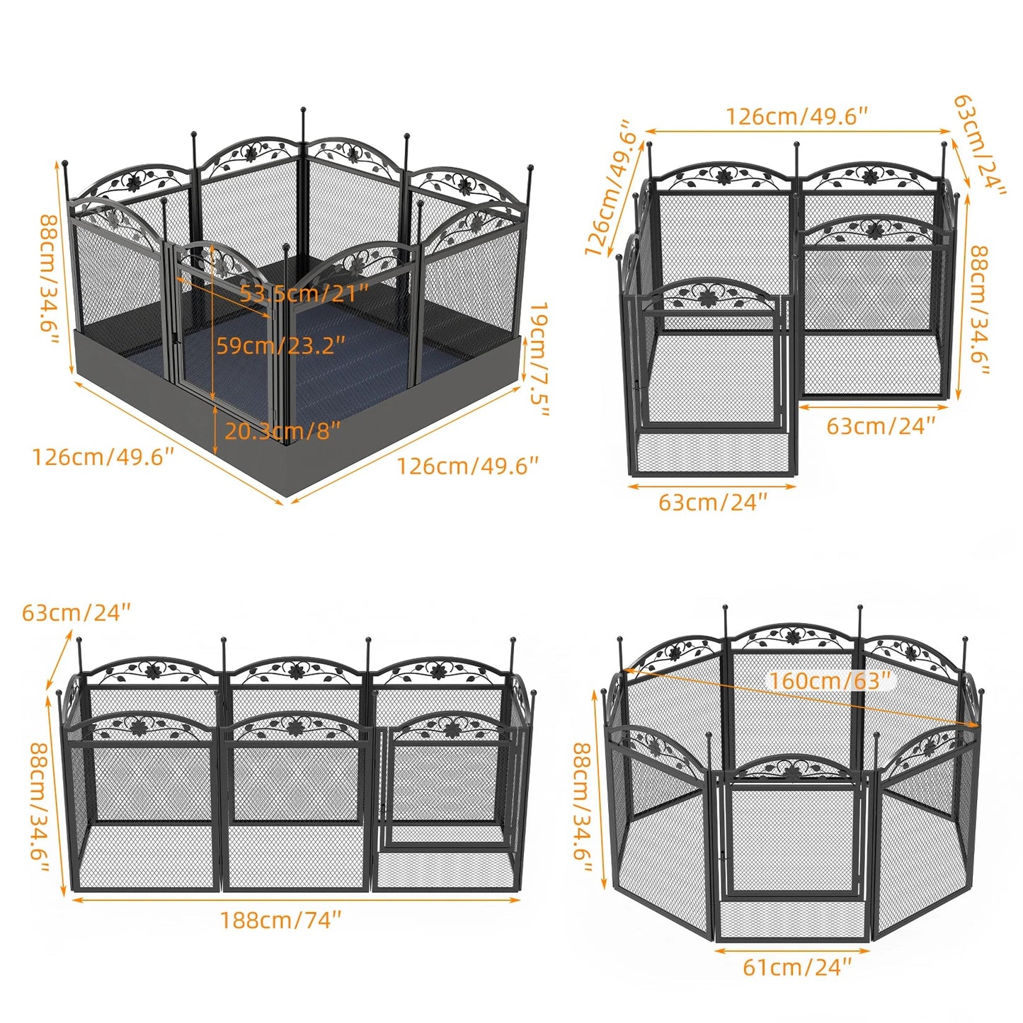 Heavy Duty Dog Playpen - DailyBasicNeeds.com