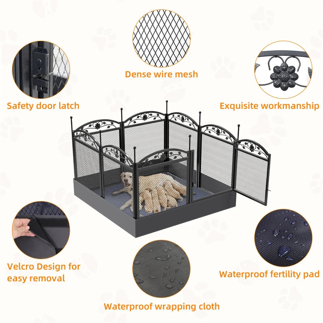 Heavy Duty Dog Playpen - DailyBasicNeeds.com