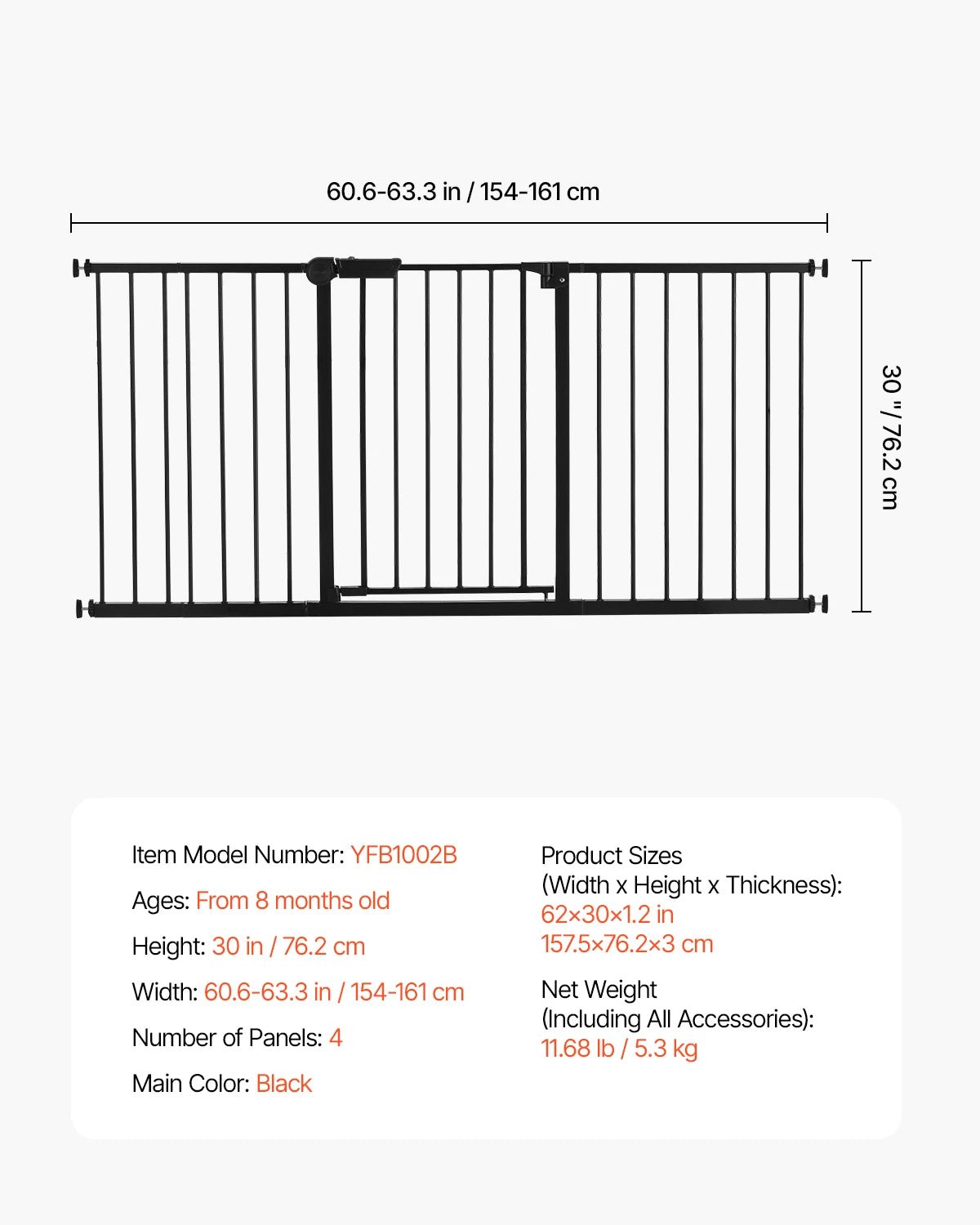 High Dog Gate Easy Step Walk Thru - DailyBasicNeeds.com