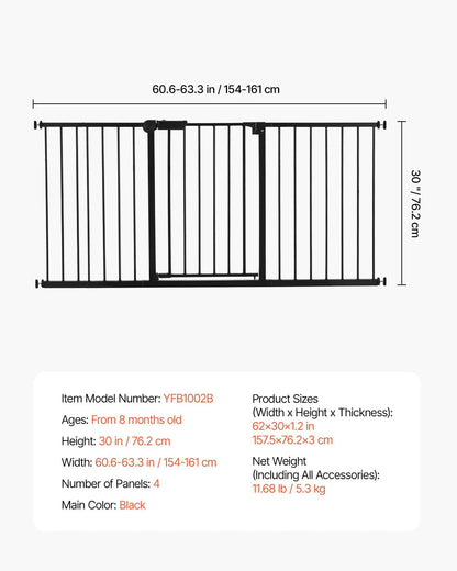 High Dog Gate Easy Step Walk Thru - DailyBasicNeeds.com