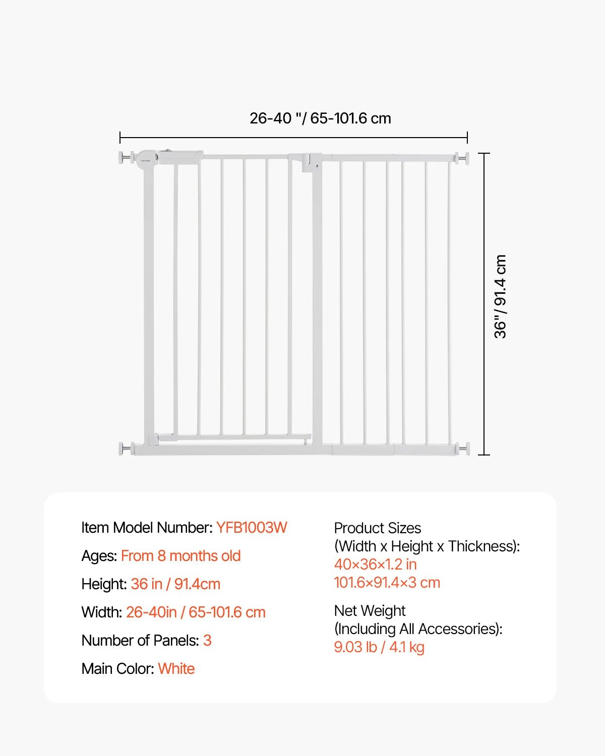 High Dog Gate Easy Step Walk Thru - DailyBasicNeeds.com