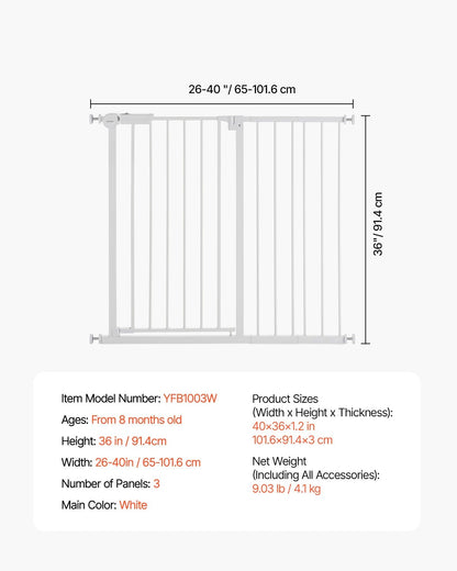 High Dog Gate Easy Step Walk Thru - DailyBasicNeeds.com