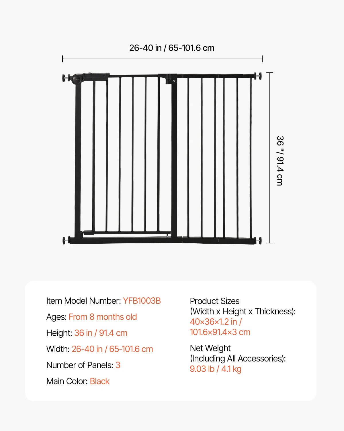 High Dog Gate Easy Step Walk Thru - DailyBasicNeeds.com