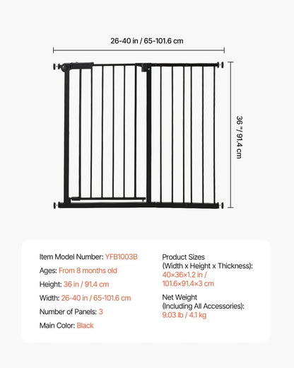 High Dog Gate Easy Step Walk Thru - DailyBasicNeeds.com