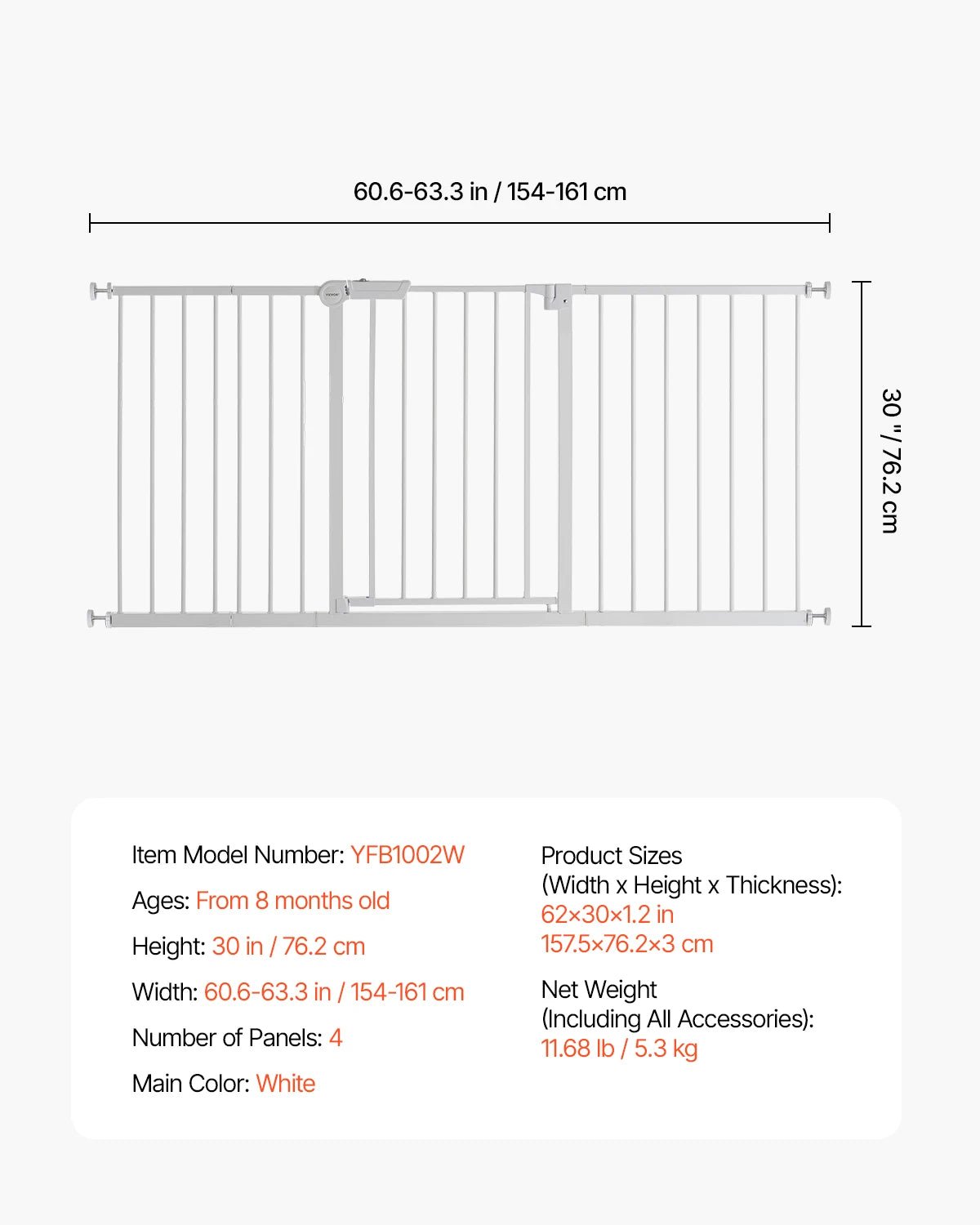 High Dog Gate Easy Step Walk Thru - DailyBasicNeeds.com