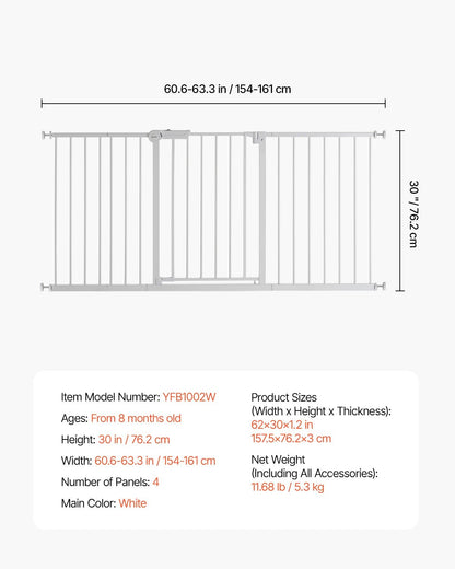 High Dog Gate Easy Step Walk Thru - DailyBasicNeeds.com
