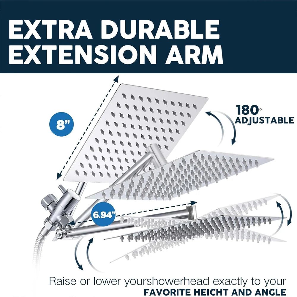 High Pressure Rain Shower Head - DailyBasicNeeds.com