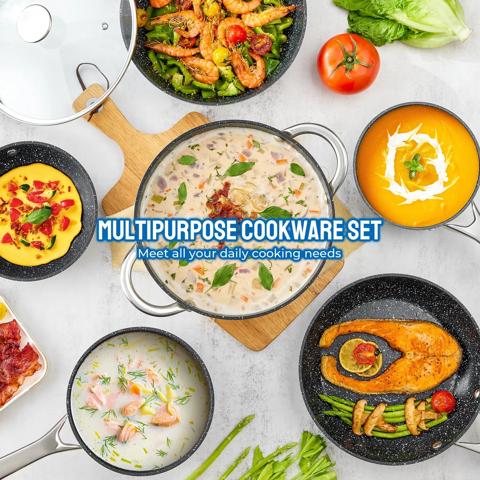 Induction Nonstick Cookware - DailyBasicNeeds.com