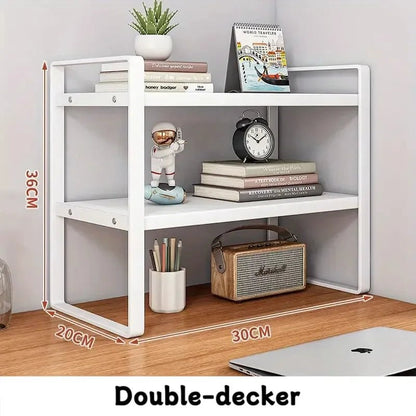 Iron Office Desk Storage Rack - DailyBasicNeeds.com