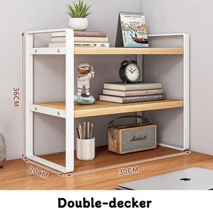 Iron Office Desk Storage Rack - DailyBasicNeeds.com