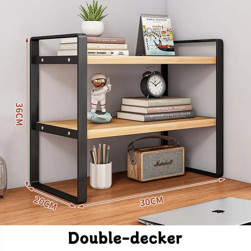 Iron Office Desk Storage Rack - DailyBasicNeeds.com