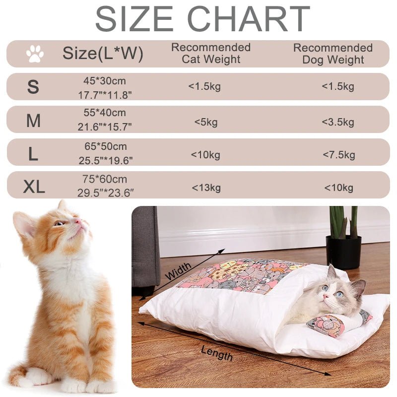 Japanese Cat Bed - DailyBasicNeeds.com