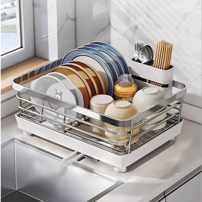 Kitchen Countertop Dish Rack - DailyBasicNeeds.com