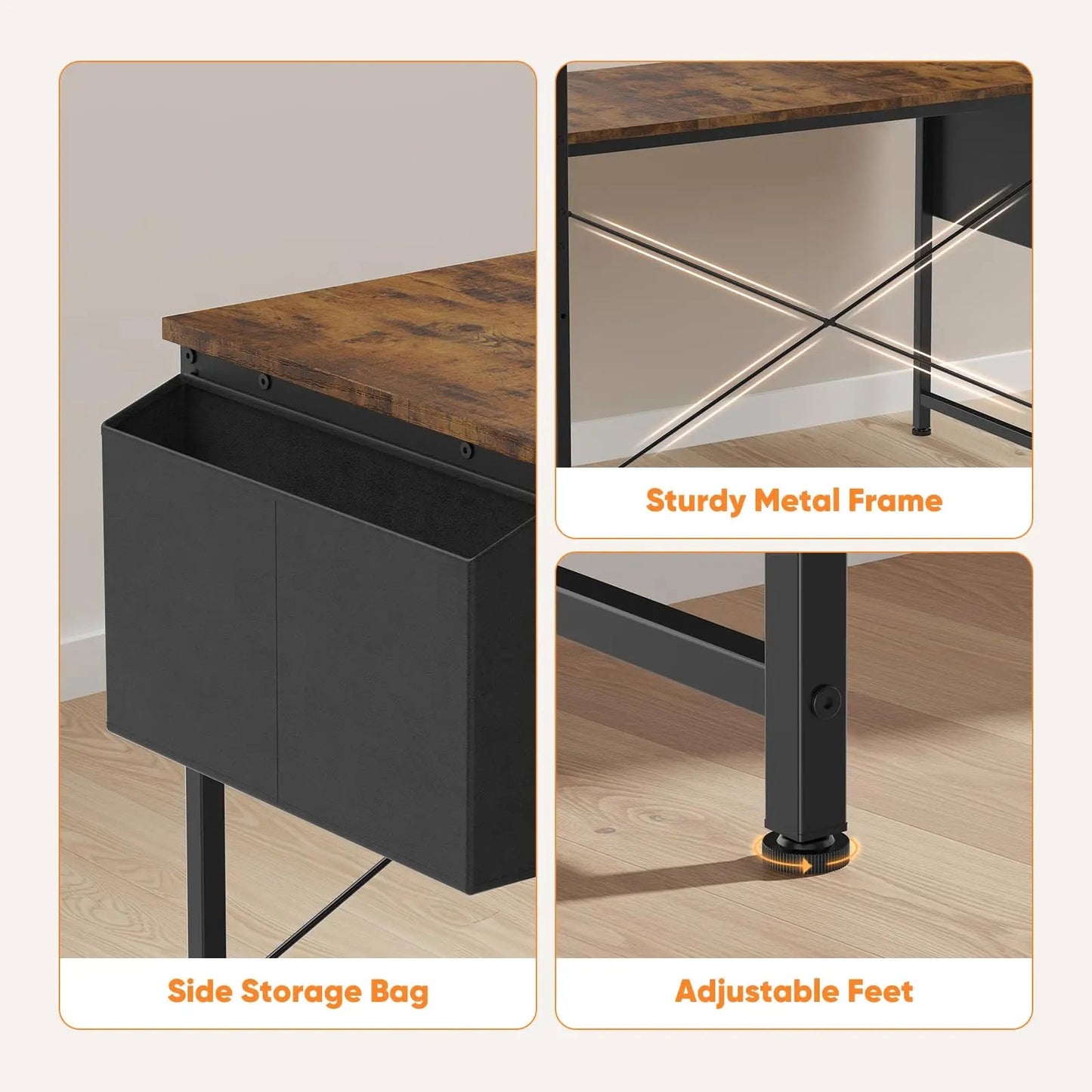 L Shaped Desk - DailyBasicNeeds.com