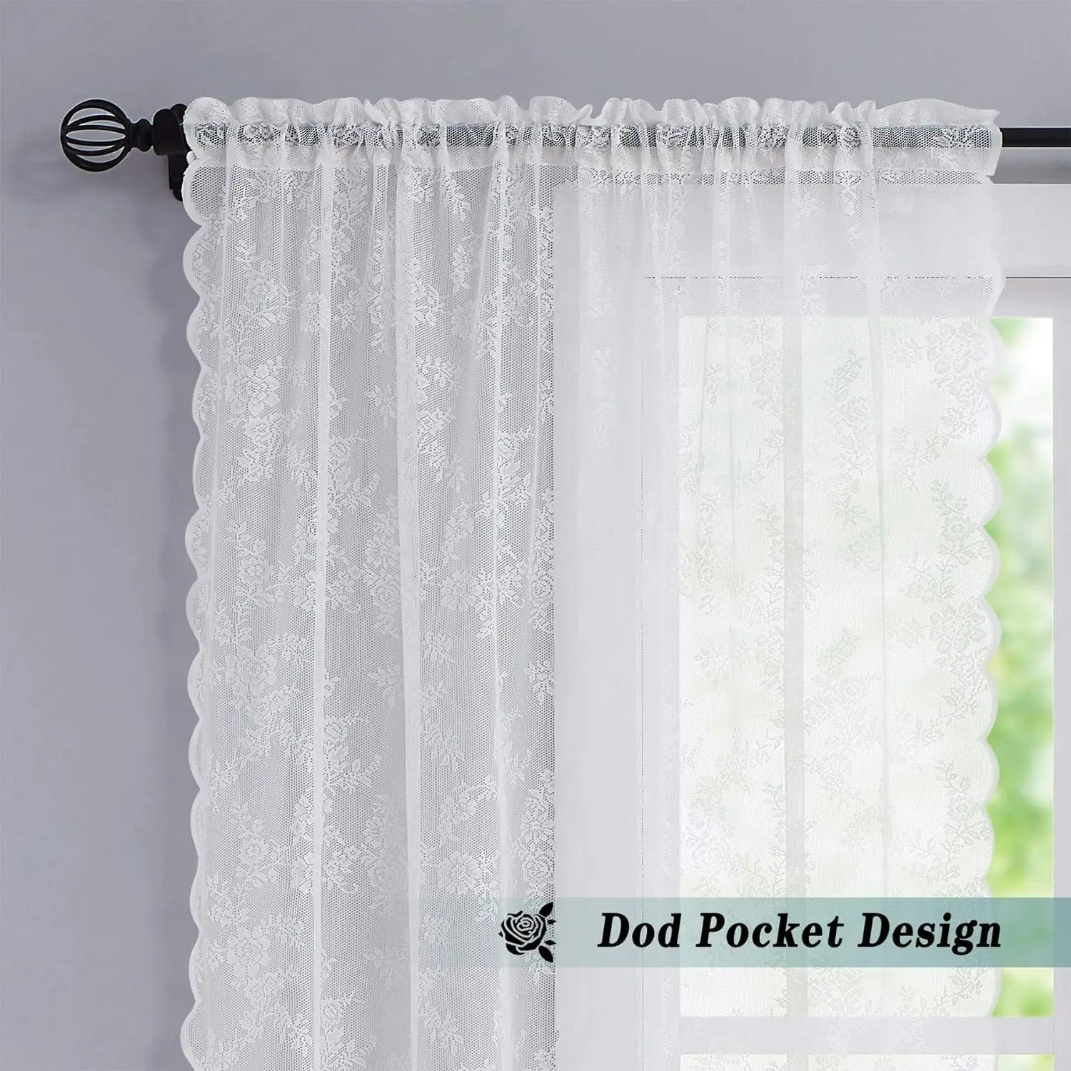 Lace Curtain - DailyBasicNeeds.com