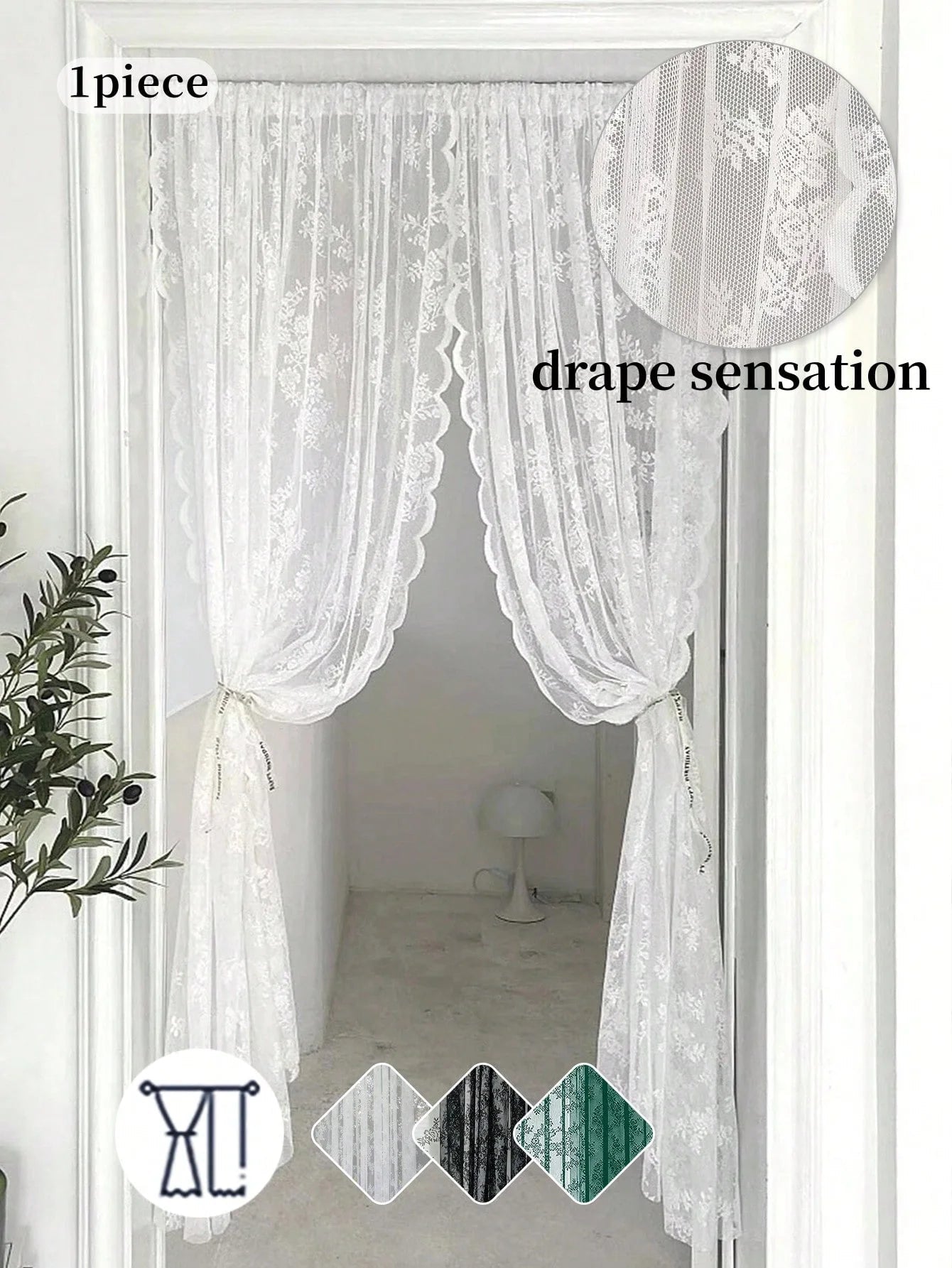 Lace Curtain - DailyBasicNeeds.com
