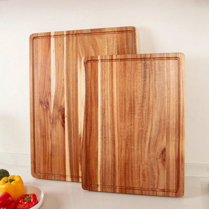 Large Acacia Wood Cutting Board - DailyBasicNeeds.com