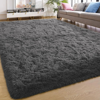 Large Fluffy Carpet - DailyBasicNeeds.com