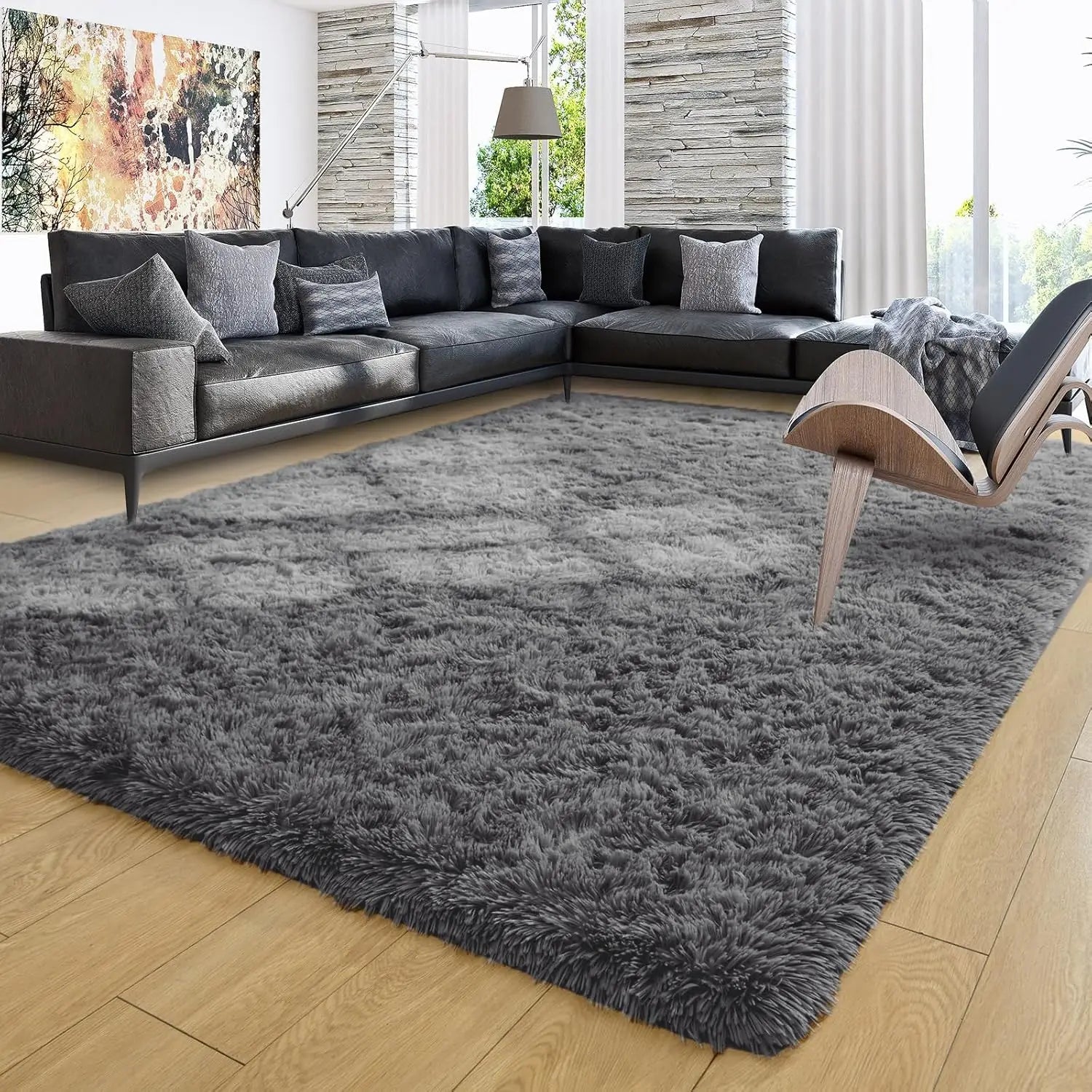 Large Fluffy Carpet - DailyBasicNeeds.com