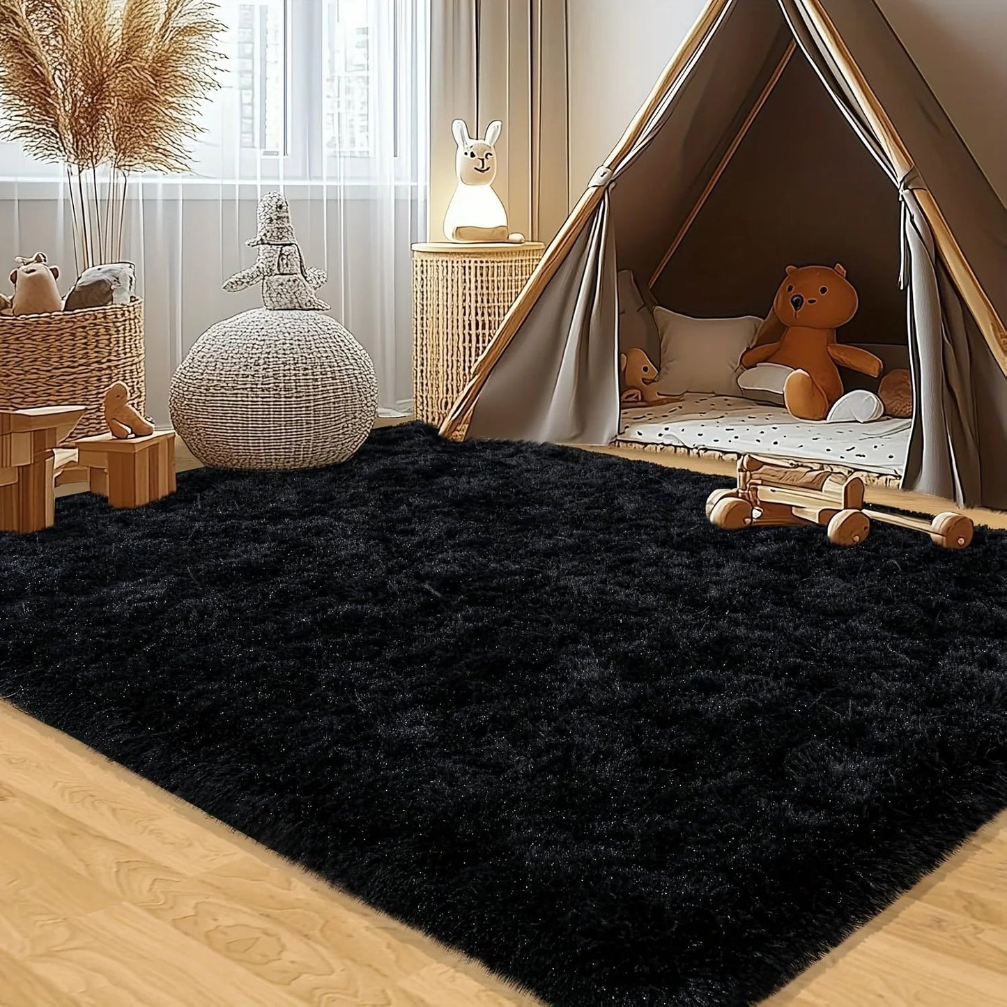 Large plush area rug - DailyBasicNeeds.com