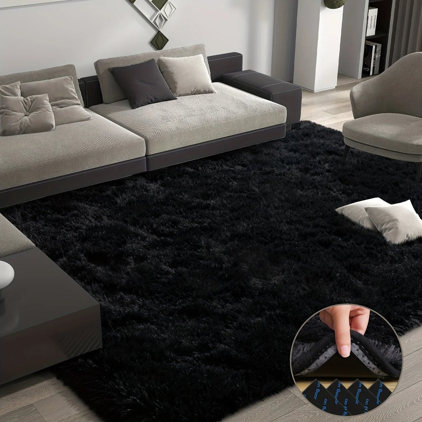 Large plush area rug - DailyBasicNeeds.com