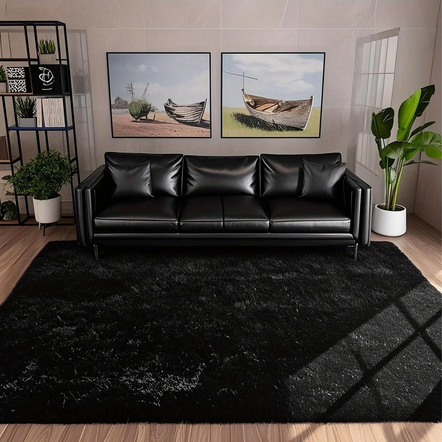 Large plush area rug - DailyBasicNeeds.com
