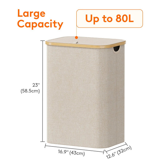 Laundry Basket with Lid - DailyBasicNeeds.com