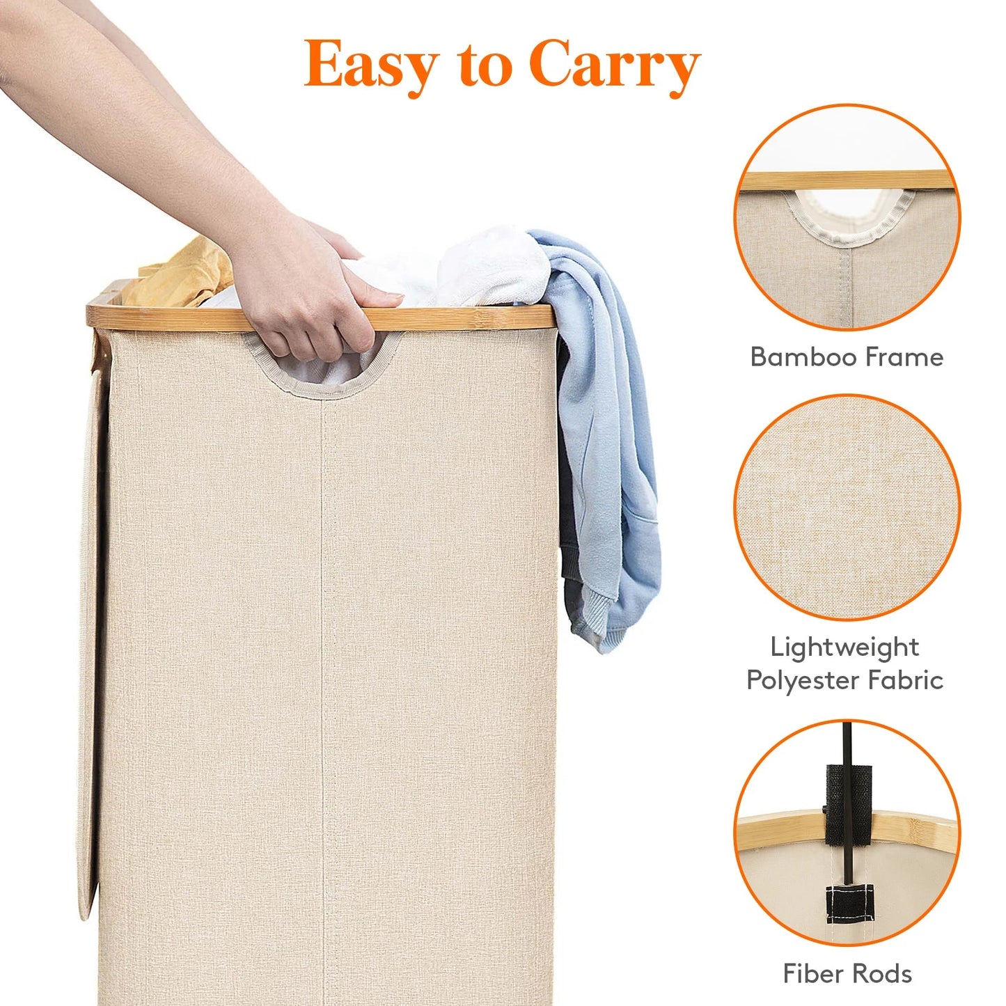 Laundry Basket with Lid - DailyBasicNeeds.com