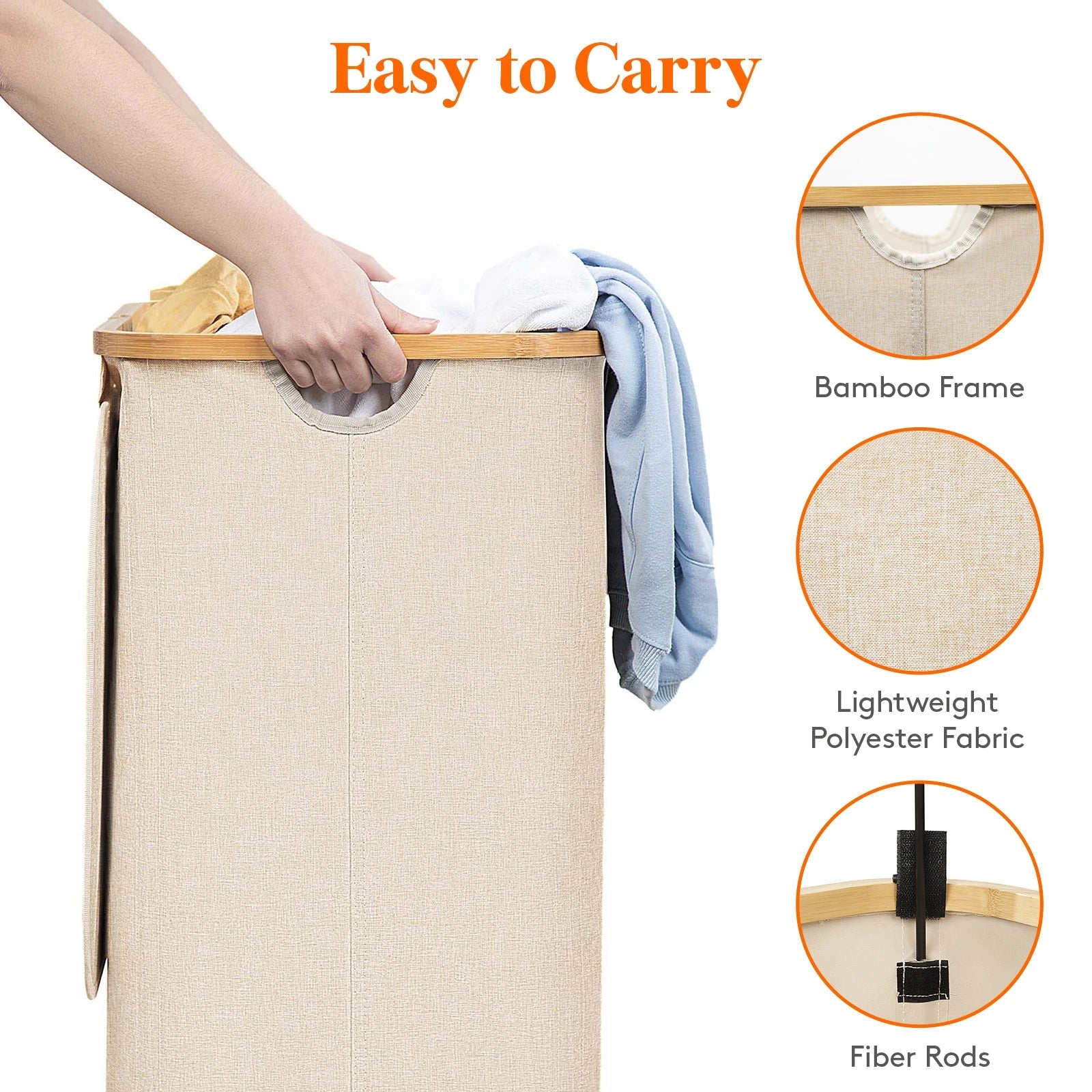 Laundry Basket with Lid - DailyBasicNeeds.com