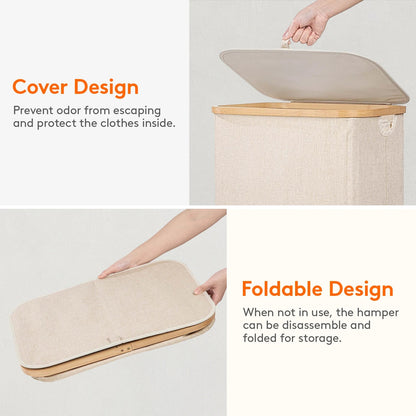 Laundry Basket with Lid - DailyBasicNeeds.com