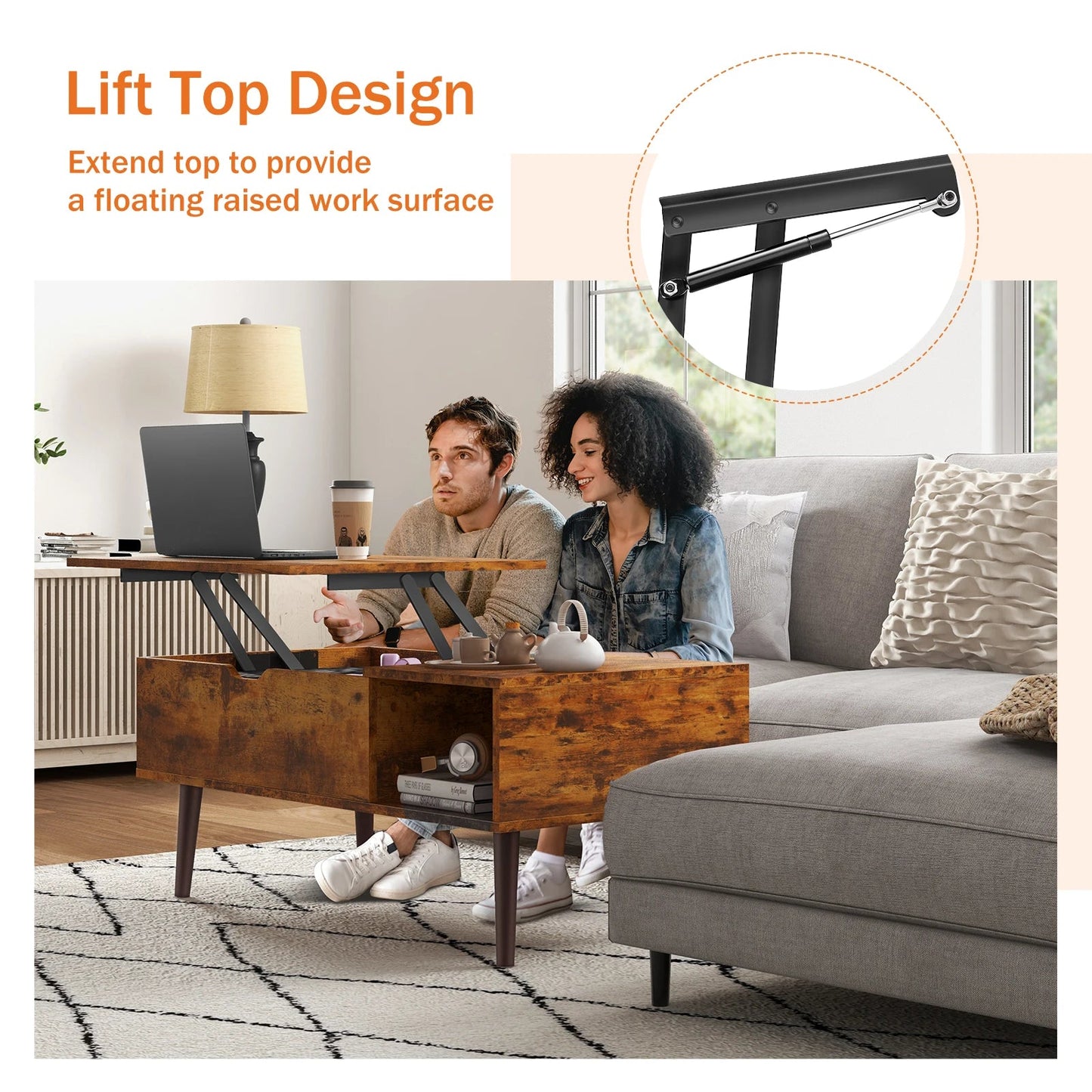 Lift Top Coffee Tables - DailyBasicNeeds.com