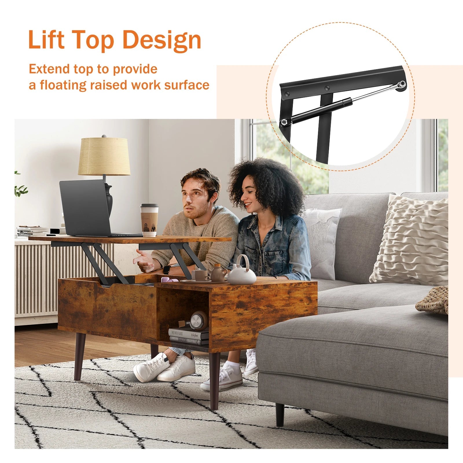 Lift Top Coffee Tables - DailyBasicNeeds.com