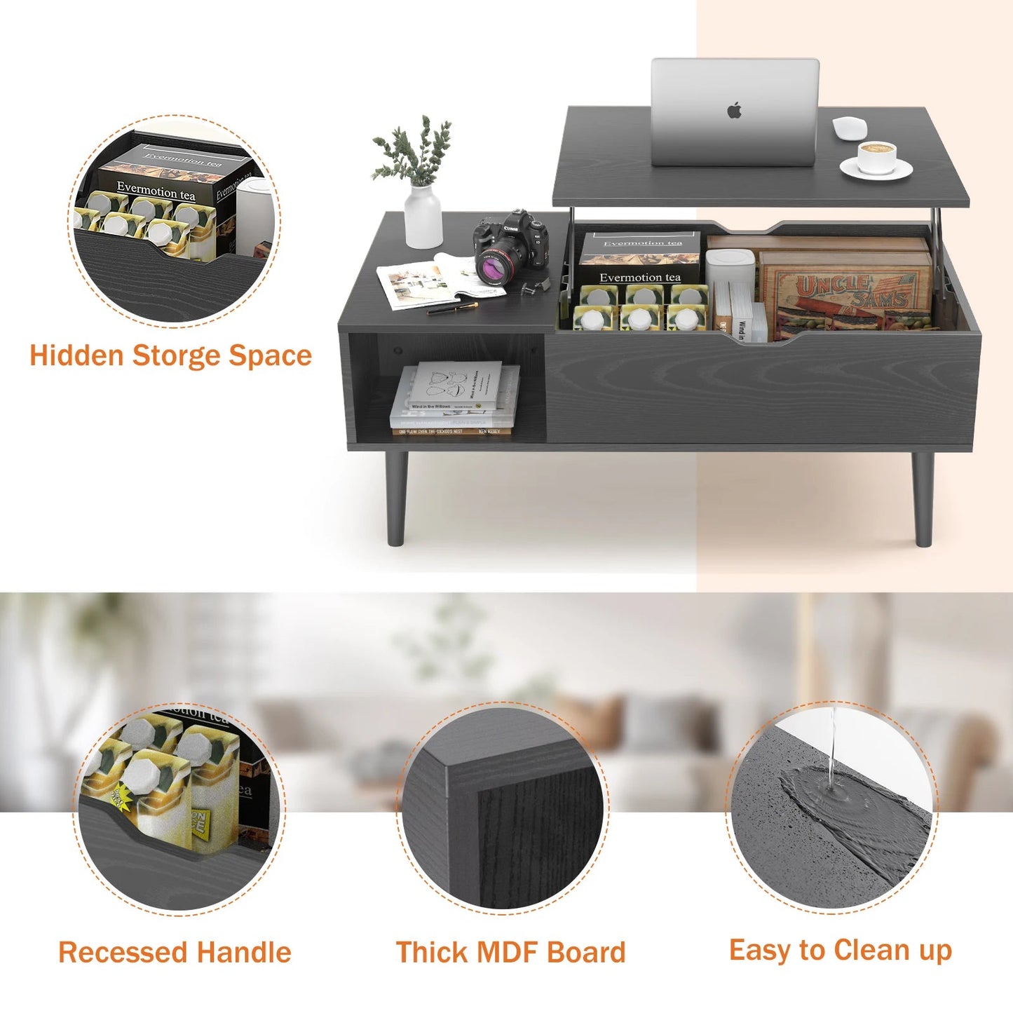 Lift Top Coffee Tables - DailyBasicNeeds.com