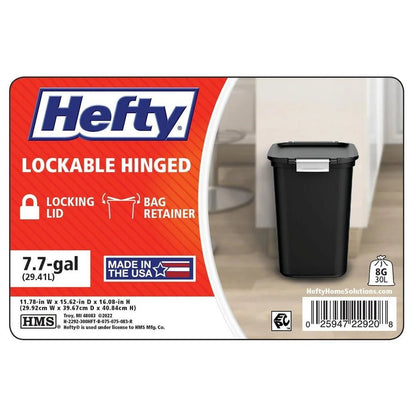 Locking Lid Trash Can - DailyBasicNeeds.com
