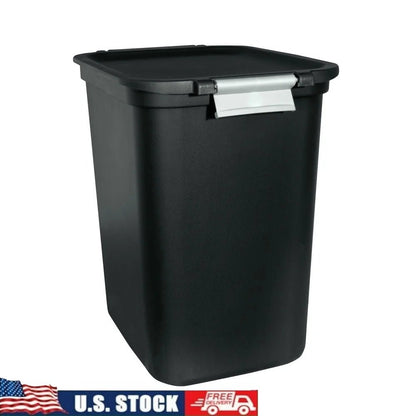 Locking Lid Trash Can - DailyBasicNeeds.com