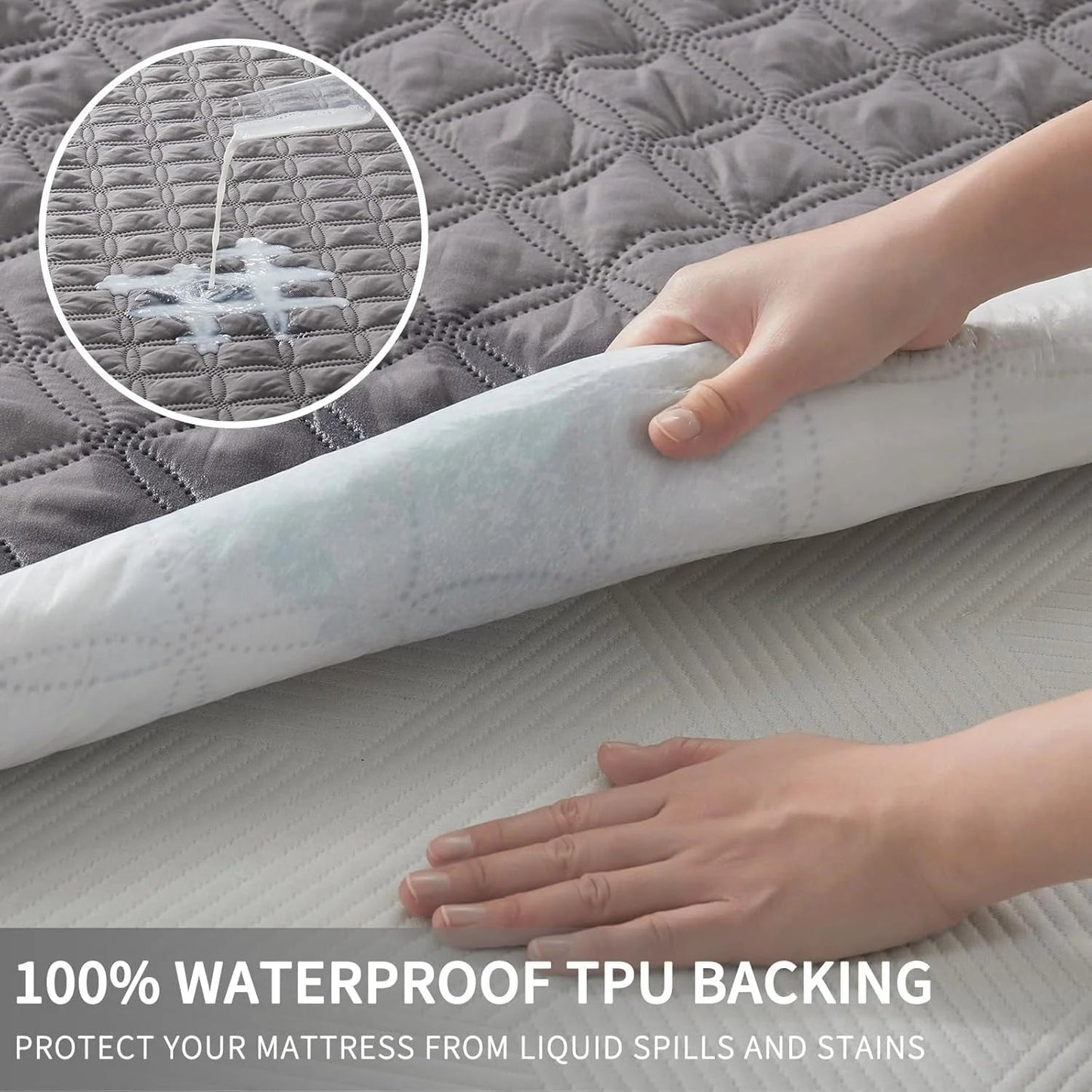 Mattress Pad with Deep Pocket - DailyBasicNeeds.com