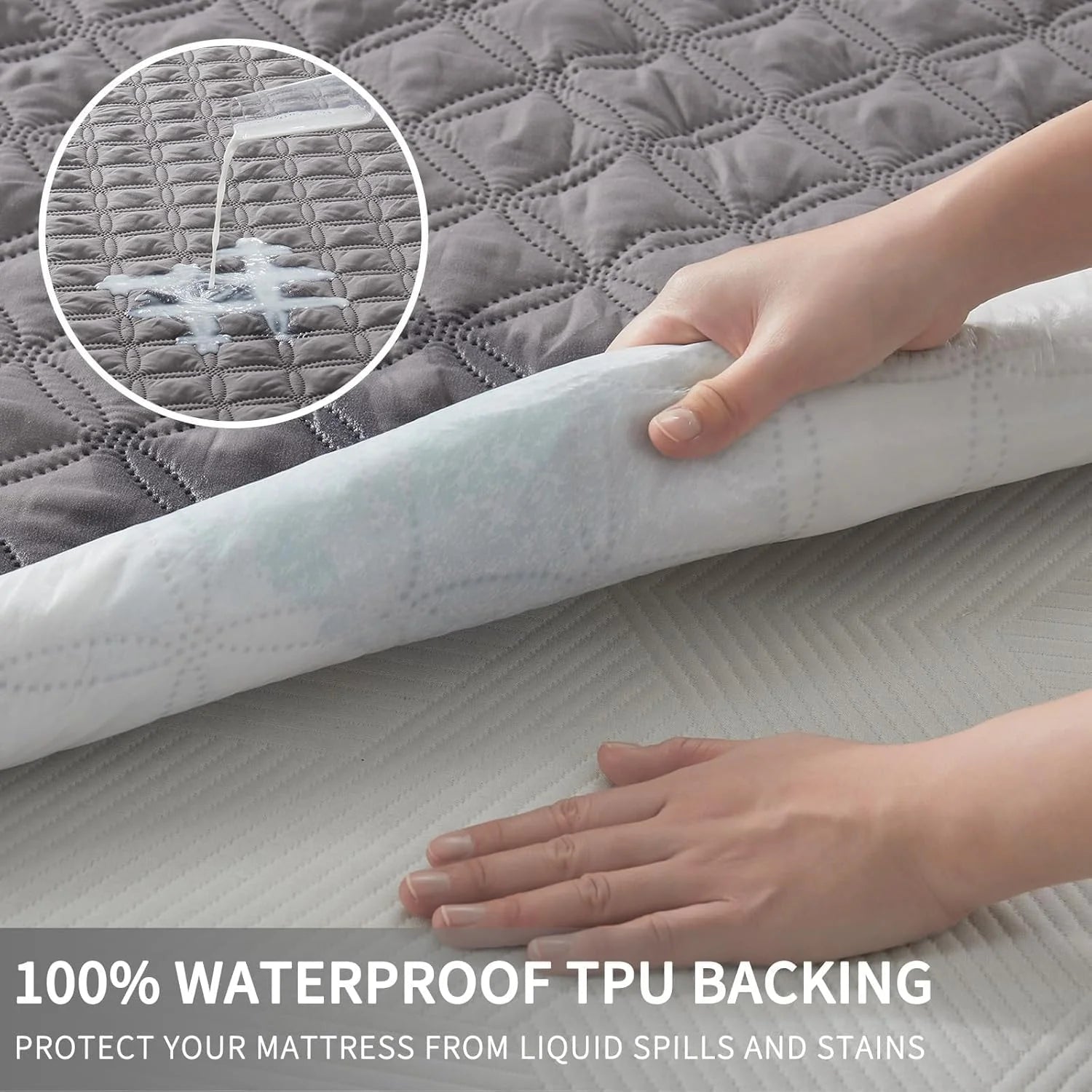 Mattress Pad with Deep Pocket - DailyBasicNeeds.com