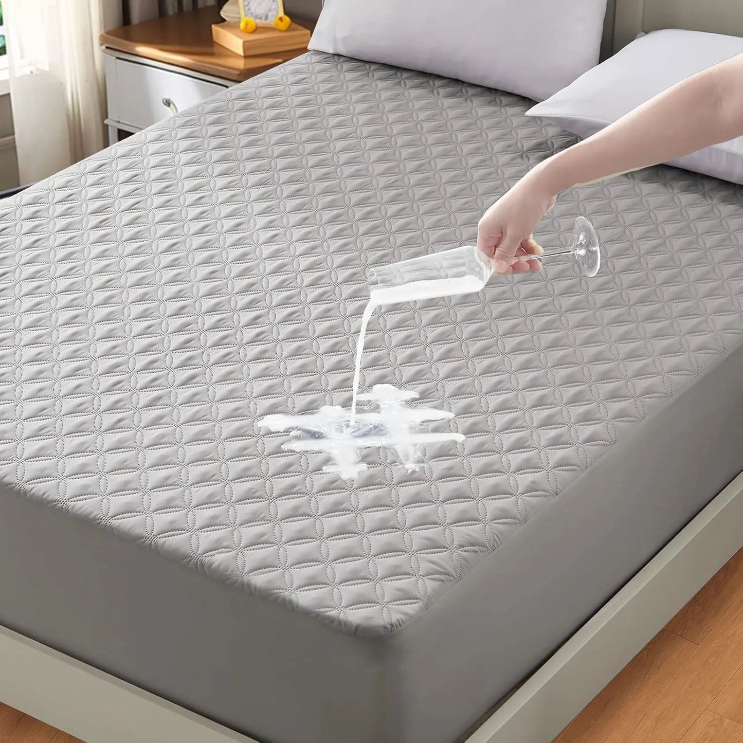 Mattress Pad with Deep Pocket - DailyBasicNeeds.com
